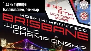 БРИСБЕН 2 ДЕНЬ. ЧЕМПИОНАТ МИРА КОСИКИ КАРАТЭ