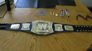 WWE Championship Spinner Mattel Belt & Materials