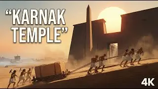 How Karnak Was Built (4K) — Stone, Ramps & Obelisks (Ancient Egypt • No Talking)