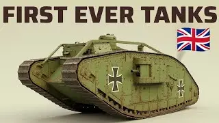 Every British Tank used in WW1 |  world war 1 tanks evolution 