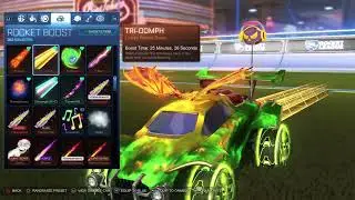 Rocket League Tri-oomph Boost  Season 12 Rocket Pass Boost