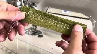 Juki DU-1181N sewing on customer fabric