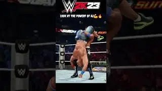 John Cena Gets Crushed by AJ Styles' Iconic Styleclash #wwe #wwe2k23 #johncena #shorts