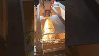 Sheet Metal Laser Cutter for Aluminum Plates #pilaser  #metallasercutter  