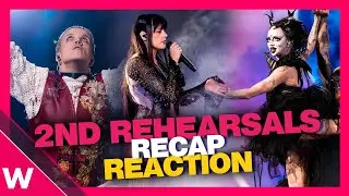 Eurovision 2024 Semi Final 1 Second Rehearsals Recap | REACTION