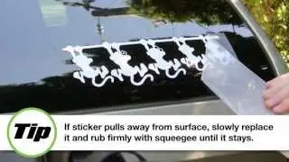 How To Install Monkey Family Stickers