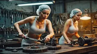 Satisfying ASMR | Mechanical Rust Removal