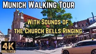 MUNICH Walking Tour with Sounds of the CHURCH BELLS RINGING