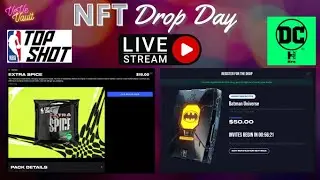 HRO & NBA Top Shot NFT Drop Day Live! DC Comics NFT on HRO & Extra Spicy Packs on NBA Top Shot