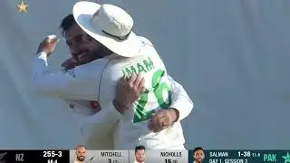 Magical Bowling Spell By Agha Salman | Pakistan vs New Zealand | 2nd Test Day 1 | PCB | ARZ Official