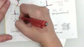 Geometry Standards: 3.1: Describing Angle Pairs