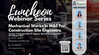 Mega Jati Academy Luncheon Webinar Mechanical Works In M&E For Construction Site Engineers
