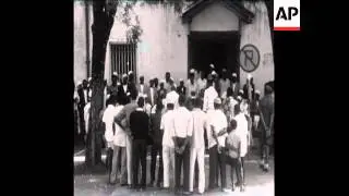 CAN189 SCENES IN ZANZIBAR AS INDEPENDENCE WRANGLES CONTINUE