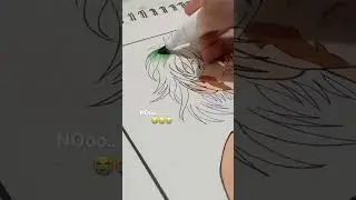 Watch me ruin my drawing #shorts #makizenin #jjk #animeart #relatable #sketch #art #drawing #fyp