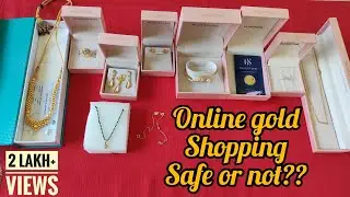 Buying online gold jewellery safe or not?Review of gold purchased from flipkart,Bluestone,caratlane