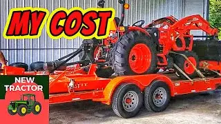 My tractor and implement cost. What I paid and replacement cost. What's going on?