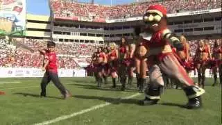 Gangnam-Dougie-Style 2 featuring Tampa Bay Buccaneers Cheerleaders, Capt. Fear & Little Fear.
