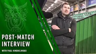Bognor Regis Town 1-0 South Park | Paul Hinshelwood Post-match Interview
