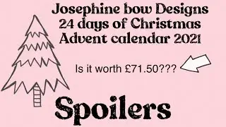 Josephine Bow Designs || Planner Advent Calendar 2021 || Unboxing