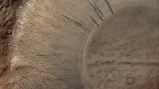 Som ET - 78 - Mars - Layers in a Phlegra Montes Impact Crater - 4K