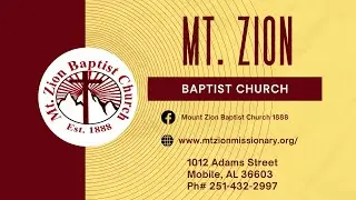 Mt. Zion Baptist Church 1888 Live Stream  12/31/2025