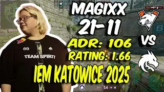 CS2 POV Spirit magixx (21/11) vs Virtus.pro (Ancient) IEM Katowice 2025 Playoffs