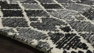Artesia Rug in Charcoal & Ivory by ED Ellen DeGeneres Crafted by Loloi