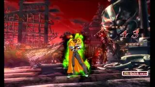 Blazblue CP 1.1 Abyss Mode Infinity Mode Terumi part 1