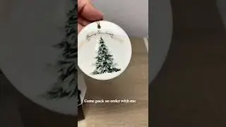 Special Christmas 🎄 package. ​#christmasornaments #cricut #htvront #sublimationproducts