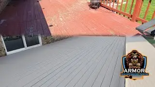 Deck With Peeling Paint is Rescue Encapsulated in Lebanon, Ohio by Kong Armor Deck Rescue Painters