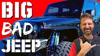 Custom Jeep JK Wrangler Build that just kept getting BIGGER!