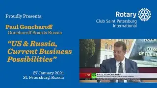 Saint Petersburg International Rotary Club Meeting 27 January 2021