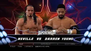 WWE 2K17 PS3 - Neville VS Darren Young