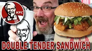 KFC 🍗 DOUBLE TENDER SANDWICH $5 Fill Up | Mountain Dew Baja Blast