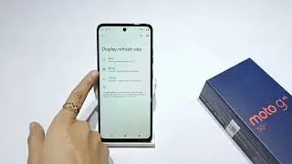 How to change screen refresh rate in moto g45 5g | moto g35 me high performance mode kaise lagaye