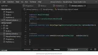 Simple MySQL Database Connectivity  using Dotnet Core