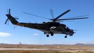 Russian-Mongolian army aviation crews at the Selenga-2021 exercise in Mongolia