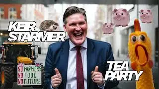 KEIR STARMER TEA PARTY | Surreal Comedy Rock / Absurdist Parody Song