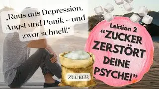 Zucker zerst&ouml;rt deine Psyche - Raus aus Depression, Angst und Panik (Lektion 2)