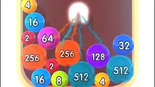 2048 Balls 3D - All Levels Gameplay Android, iOS