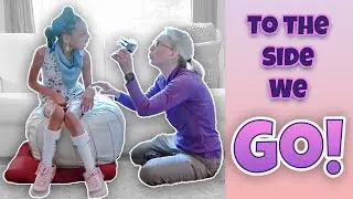 Упражнение на силу корпуса для детей с ДЦП 👧🏾💕 | Боковой наклон | Детская физиотерапия #45