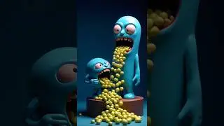 Cartoon Chaos Who Spilled the Balls #3DAnimation #FunnyShorts #kids  #HorrorComedy