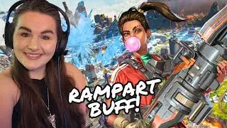 Finally Trying Out Rampart's Buff! (Apex Legends)