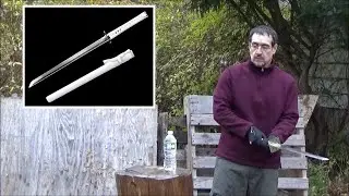 A Few Cuts With Lyuesword Enter The Ninja Sword, A Functional Movie Replica Ninjato ($170)