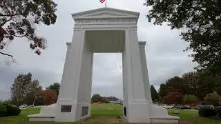 Peace Arch State Park near the Canadian Border in Blaine, Washington