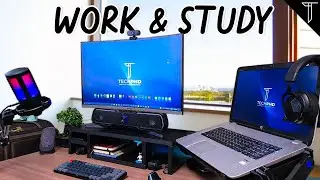 My Productive Minimal Medical Student Desk Setup Tour