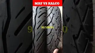 Mrf vs ralco tyre, 90/100/10 #shots #youtubeshorts #youtubevideo #vairal #tranding