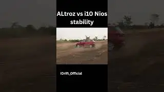 tata altroz vs Hyundai i10 nios stabilty at 80 kmph @tata #hyundai