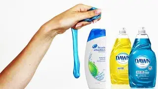 SLIME SHAMPOO E SLIME DETERSIVO PIATTI 💦SLIME TEST SLIME SENZA COLLA E SENZA BORACE  ANITA STORIES