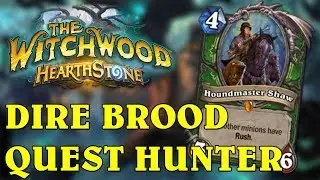 Hearthstone | Dire Brood Quest Hunter (Witchwood Hunter Deck)